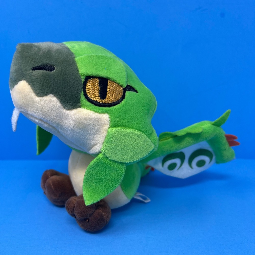 Capcom Monster Hunter Rathian Plush Small Green Dragon Wyvern Video Game Toy - Picture 10 of 16